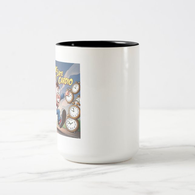 Körningen för sent är Mitt ljud Två-Tonad Mugg (Center)