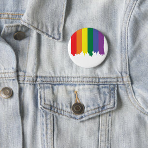 Körningsfärg för HBT Gay pride-regnbågar Knapp
