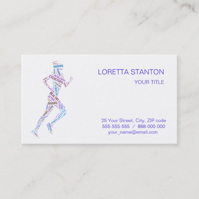 Körningsflicka Visitkort (Framsida)