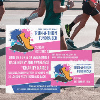 Körningshändelse, välgörenhet Springa-Walk-a-Thon-