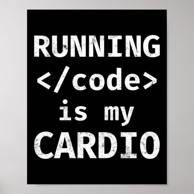 Körningskod för programmerarkod är Min Cardio Poster (Framsidan)