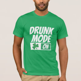 Körningsläge på Irländska St patricks day Humor T Shirt