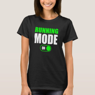 Körningsläge vid körning av arbetsytans träningslä t shirt
