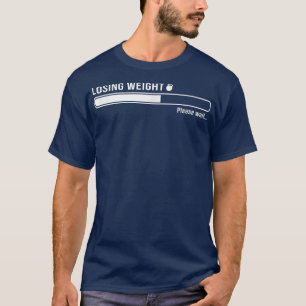 Körningssignal för matningsåtgärd för viktminsknin t shirt