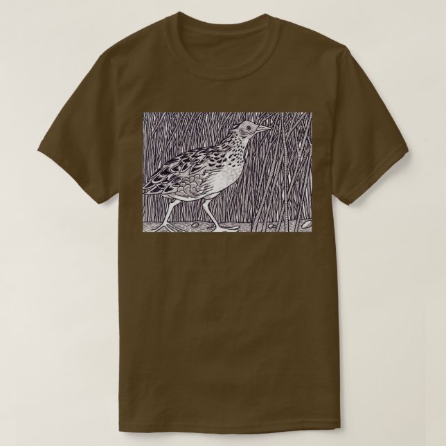 kornkrake t shirt (Design framsida)