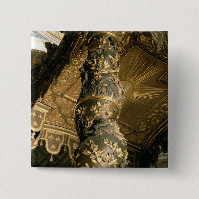 Kornsockerkolonn från Baldacchinoen Knapp (Framsida)