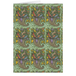 KORNUKOPIA THANKSGIVING GREETING CARD B OBS KORT