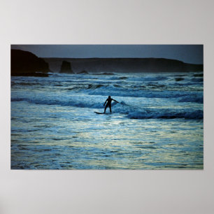 Kornväggsurfning Poster