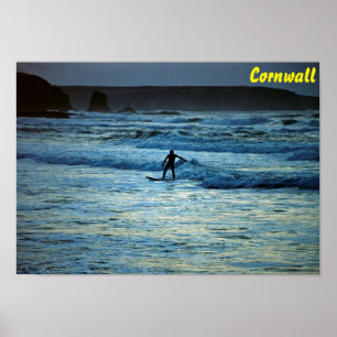 Kornväggsurfning Poster
