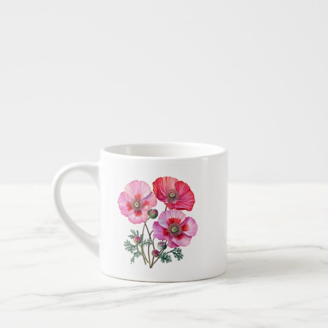 Kornvallmo  espressomugg (Vänster)