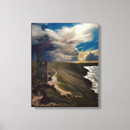 Kornwall med surreal himlar canvastryck