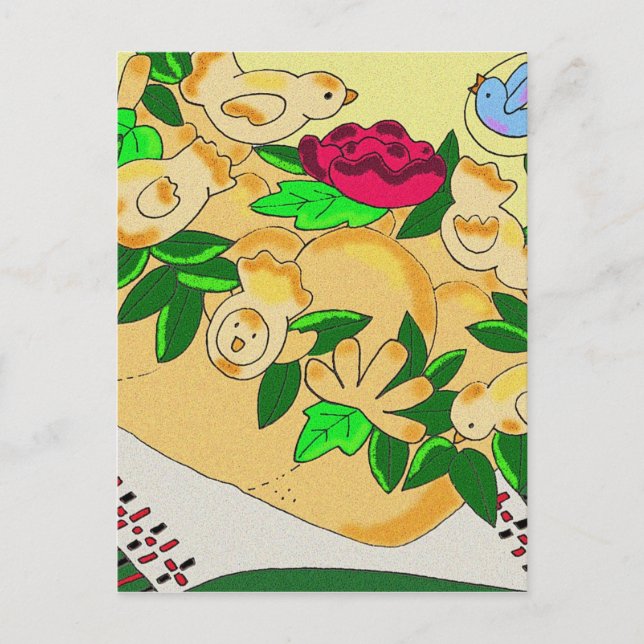 Korovai för ukrainska Bröllop Vykort (Framsida)