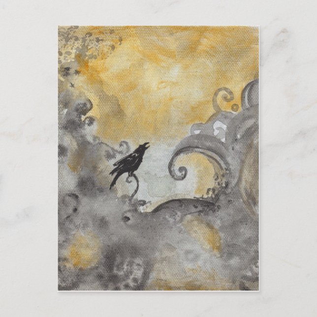 Korp i vykort för abstrakt av Orange (Framsida)