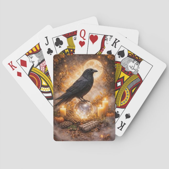 Korp Mystisk Magisk Häxlik Casinokort (Baksidan)
