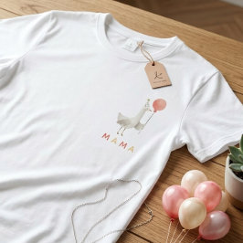 Korpalvsballong Mamma Kvinnor Första Födelsedag Fe T Shirt