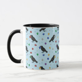 Korpar med juveler mugg