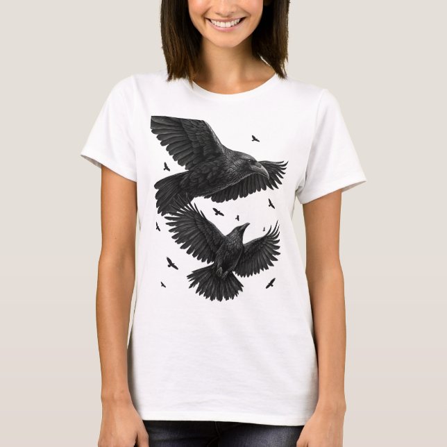 Korpar Ovanför T Shirt (Framsida)