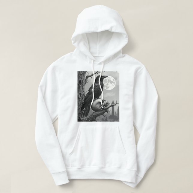 Korparns Sittplats Hoodie (Design framsida)