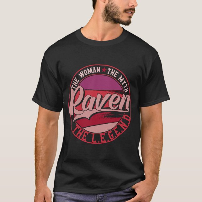 Korpen, damen av myt och legend t shirt (Framsida)