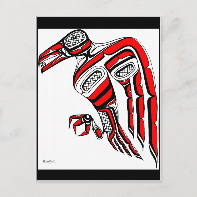 Korpen med sol vykort (Framsida)