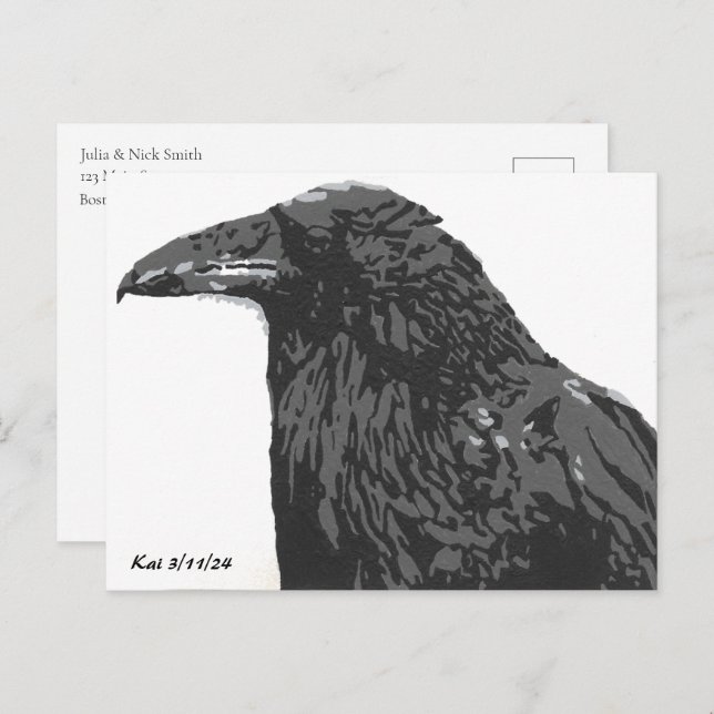 Korpen Vykort (Fram/baksida)