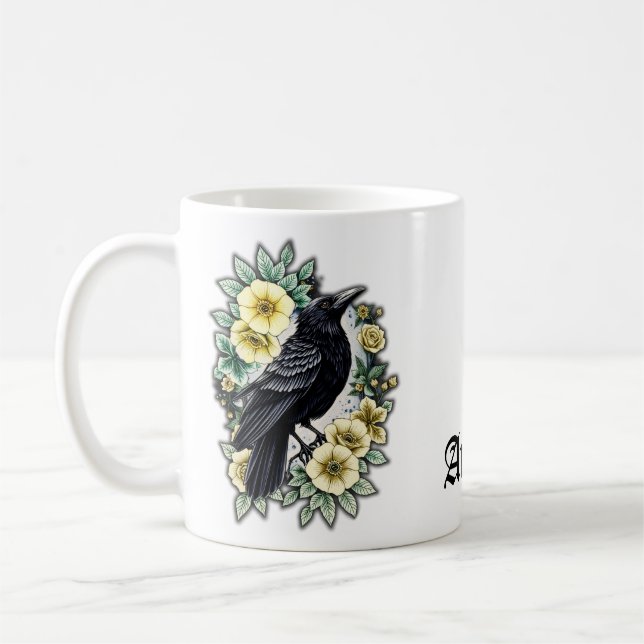 Korpens ära och elegans. kaffemugg (Vänster)