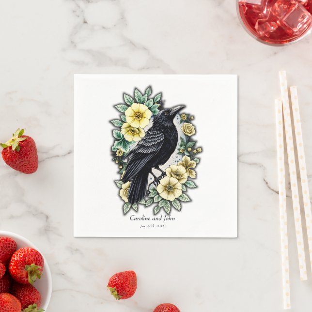 Korpens ära och elegans. pappersservett (Insitu)