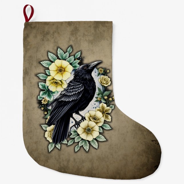 Korpens ära och elegans. stor julstrumpa (Framsidan)