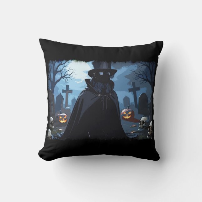 Korpgravlord - Halloween Goth-design Kudde (Framsida)