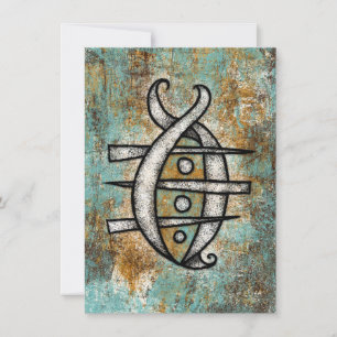 Korpionhälsningskort Kort