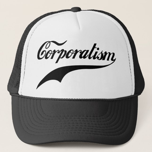 Korporatism basebollhatt truckerkeps (Framsida)