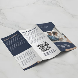 Korporativ portfölj Modern Elegant Trefaldig Brosc Reklamblad