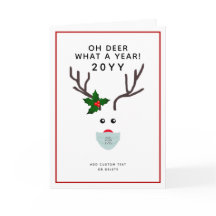 Korpral jul Logotyp Ansikte Mask Reindeer Namn