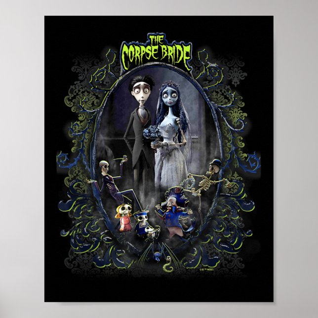 Korpse Bride &Groom amp; Bride Scary Ram Poster (Framsidan)