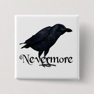 korpsvart 3D Nevermore Knapp