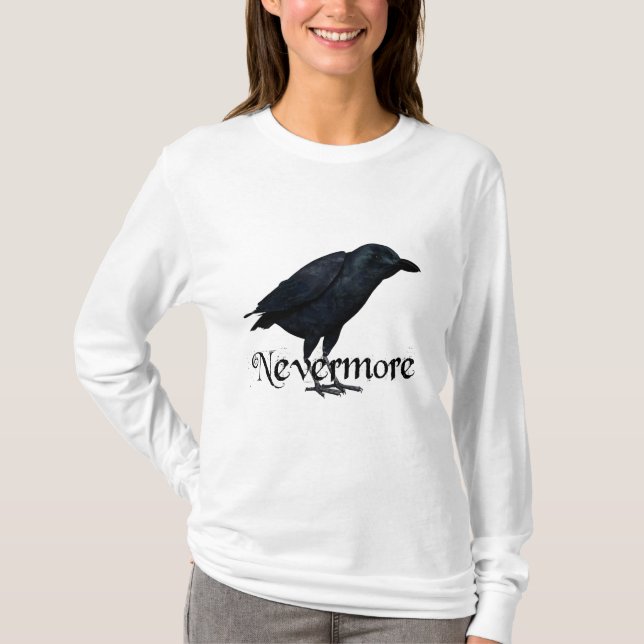 korpsvart 3D Nevermore Tee (Framsida)