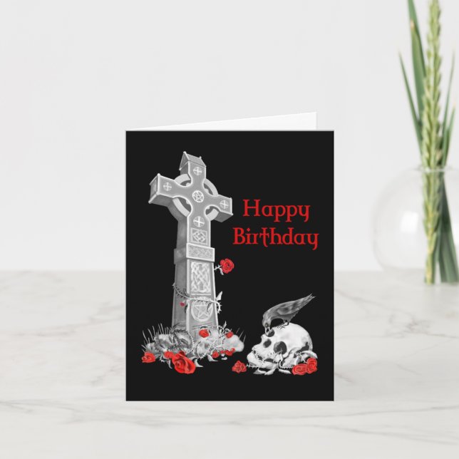 Korpsvart, argt och skalle kort (Framsida)