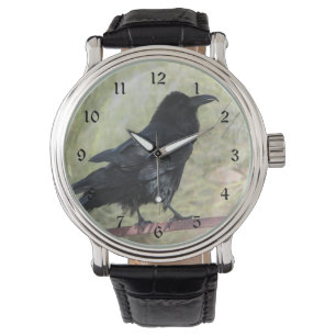 Korpsvart Armbandsur