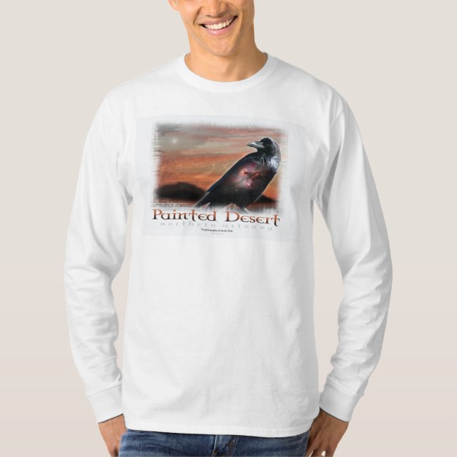 Korpsvart av den målade öknen t shirt (Framsida)
