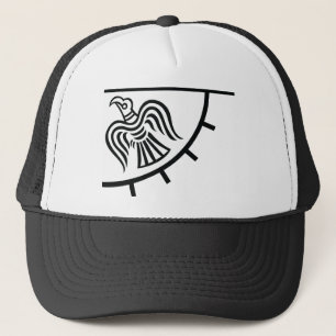 Korpsvart baner (den Viking flagga) Keps
