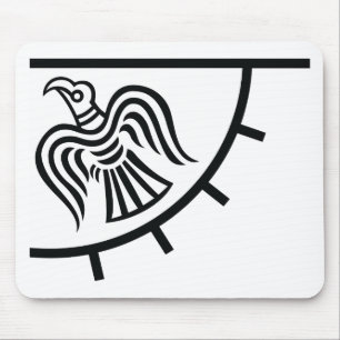 Korpsvart baner (den Viking flagga) Musmatta
