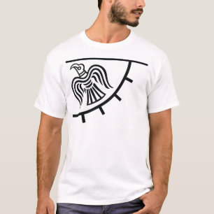 Korpsvart baner (den Viking flagga) Tee Shirt