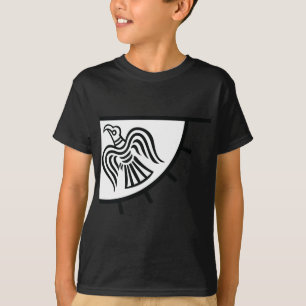 Korpsvart baner (den Viking flagga) Tee Shirt