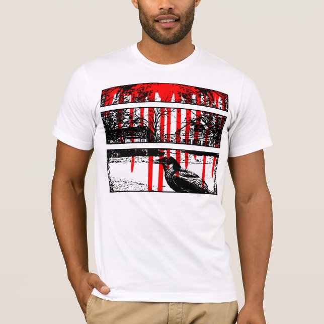 Korpsvart blod tee (Framsida)
