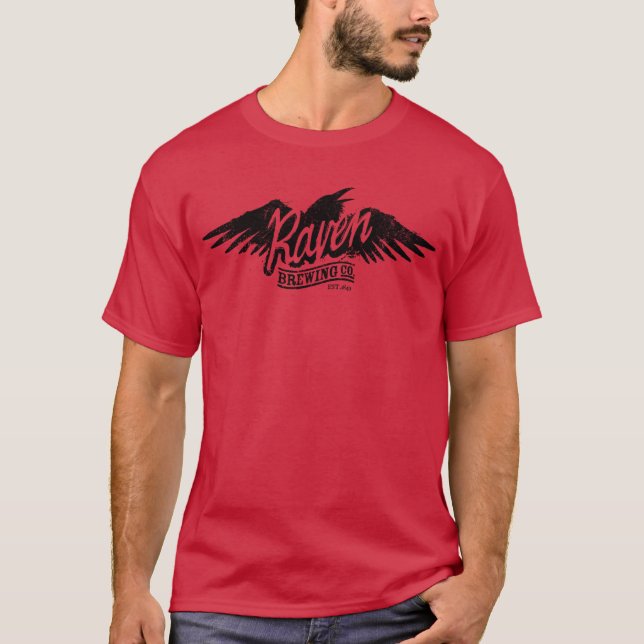 Korpsvart Brygga Företag T-shirt (Framsida)