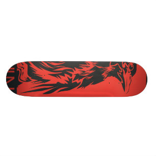 Korpsvart däck old school skateboard bräda 21,6 cm