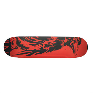 Korpsvart däck old school skateboard bräda 21,6 cm