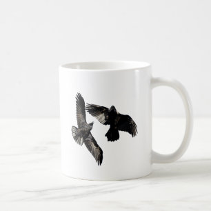 Korpsvart dans kaffemugg