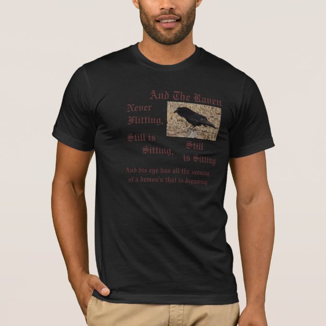 Korpsvart dröm- T-tröja Tee Shirt (Framsida)