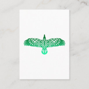 Korpsvart gåvaidé för Celtic symbol Visitkort